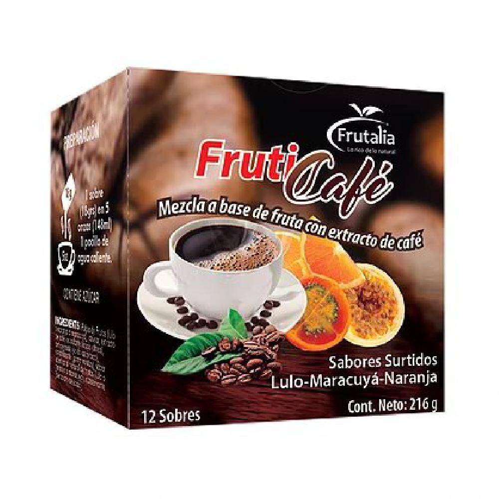 FrutiCafé X12 sobres sabores surtidos