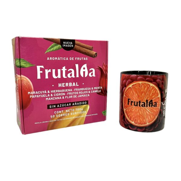 Kit Aromática Herbal x 50 sobres + Mug FRUTALIA